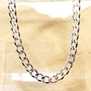 Stunning Italy Sterling Silver Diamond Cut Chain Bracelet - Int'l Bullion Broker